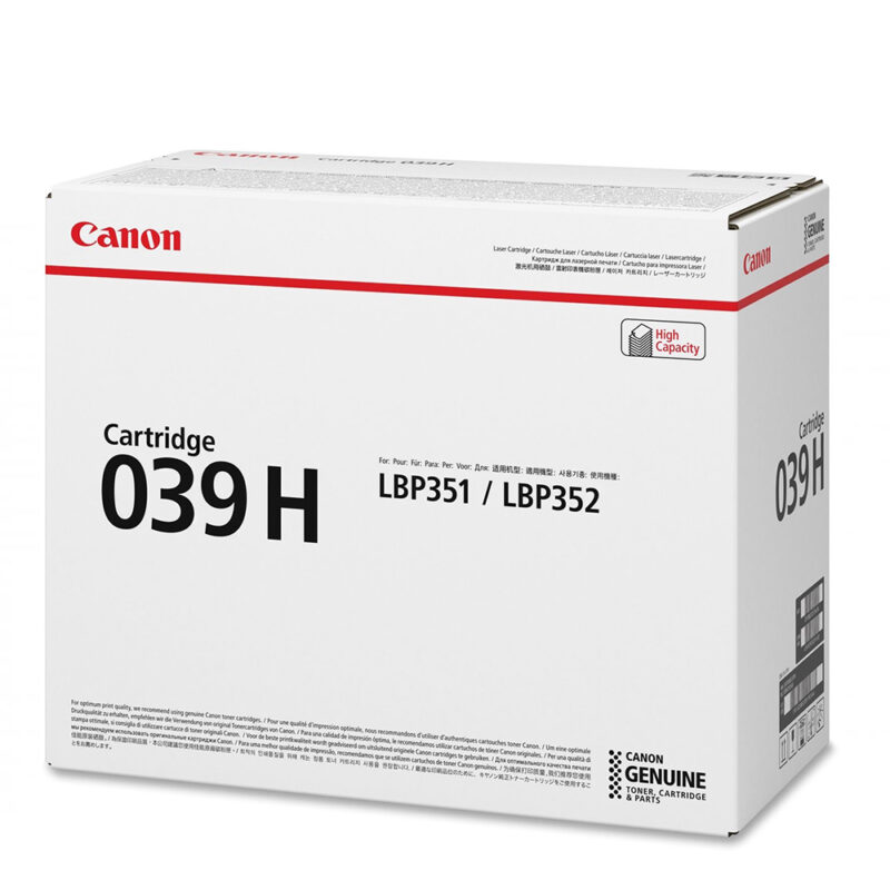 CANON LBP350 SERIES TONER BLACK HC (25K) (0288C001) (CAN-039BKH) CANON LBP350 SERIES TONER BLACK HC (25K) (0288C001) (CAN-039BKH)