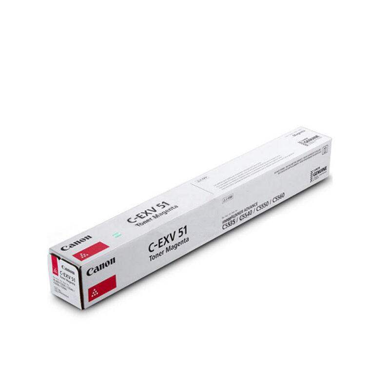 CANON IRC5535/IRC5540/IRC5550/5560 TONER MAGENTA L (C-EXV51L) (0486C002) CANON IRC5535/IRC5540/IRC5550/5560 TONER MAGENTA L (C-EXV51L) (0486C002)