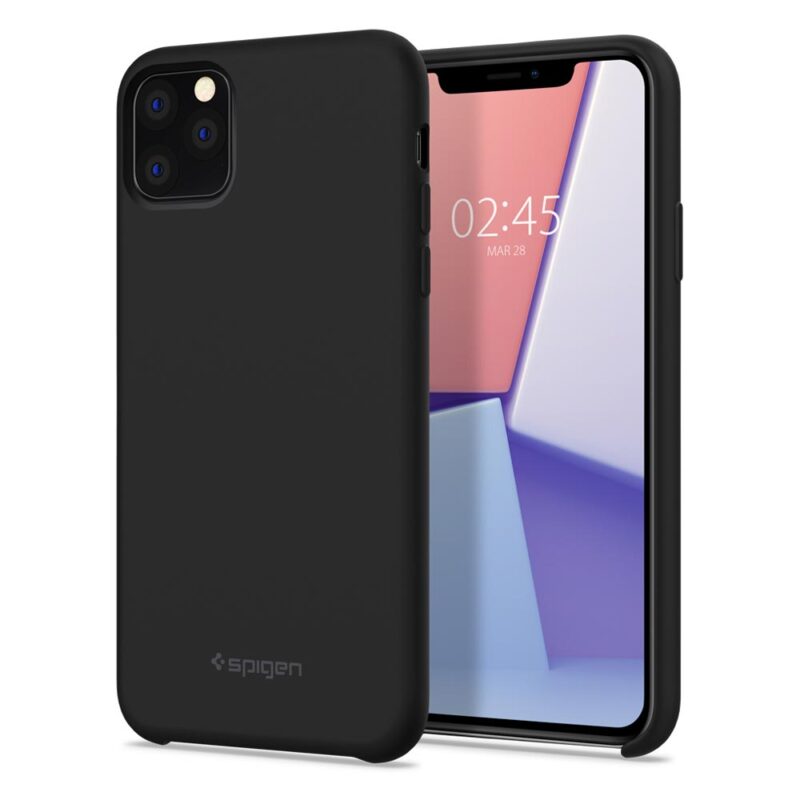 SPIGEN SILICONE FIT IPHONE 11 PRO MAX BLACK (075CS27128)