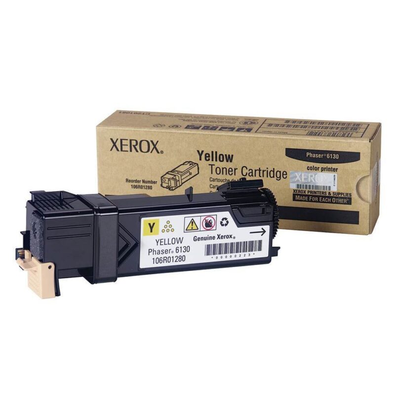 XEROX PHASER 6130 YELLOW TONER (106R01280) (XER106R01280) XEROX PHASER 6130 YELLOW TONER (106R01280) (XER106R01280)