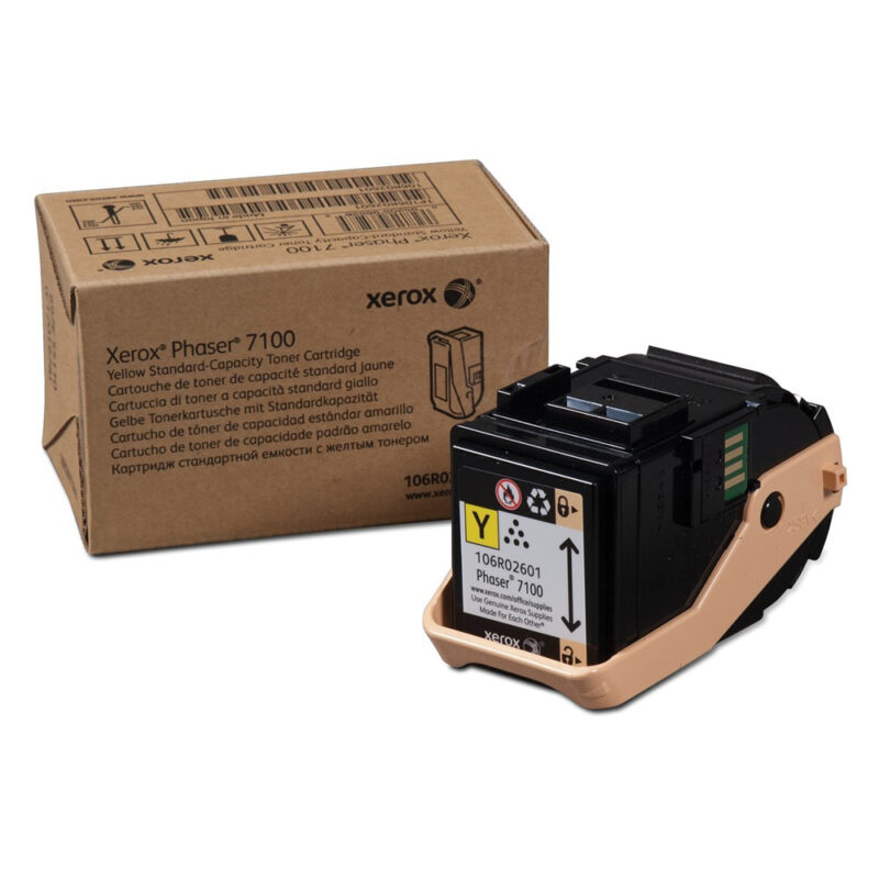 XEROX PHASER 7100 YELLOW TONER (4.5k) (106R02601) (XER106R02601) XEROX PHASER 7100 YELLOW TONER (4.5k) (106R02601) (XER106R02601)