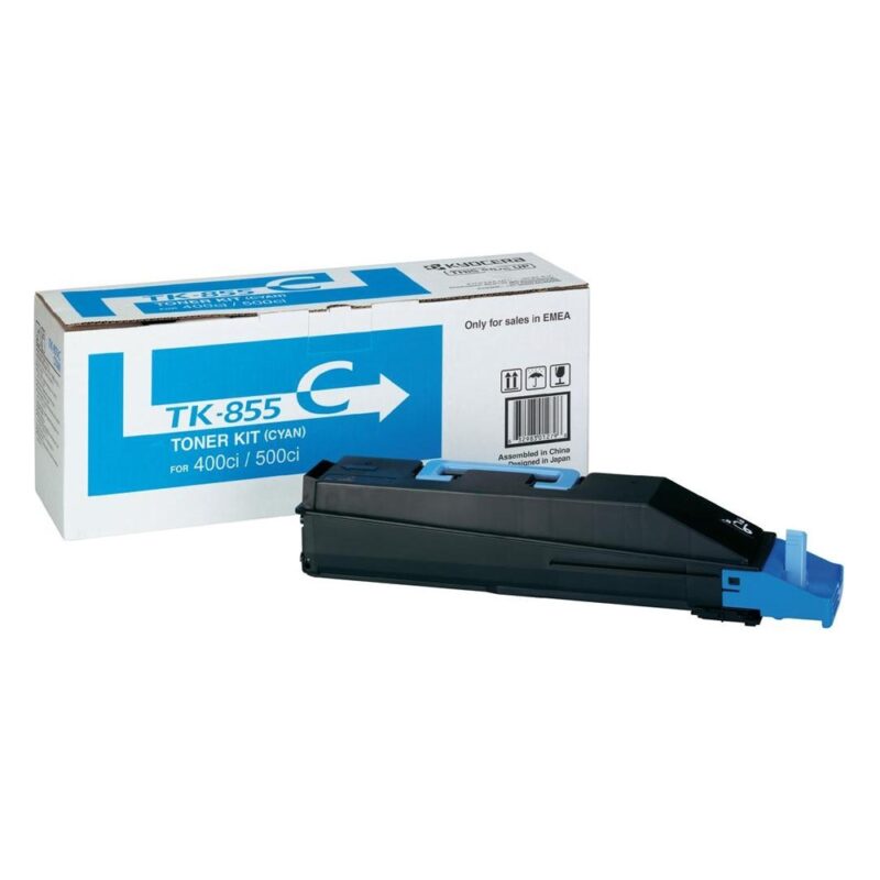 KYOCERA TASKALFA 400ci/500ci/552ci CYAN TONER (18k) 0T2H7CEU (TK-855C) (KYOTK855C) KYOCERA TASKALFA 400ci/500ci/552ci CYAN TONER (18k) 0T2H7CEU (TK-855C) (KYOTK855C)