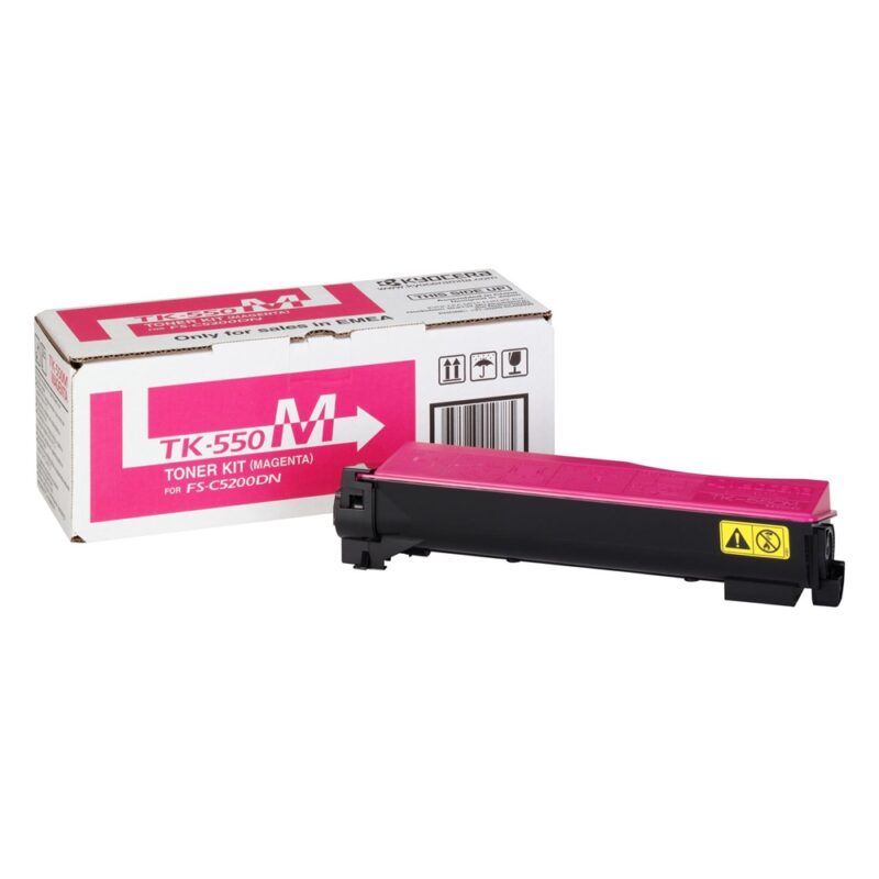 KYOCERA FS C5200DN MAGENTA TONER (5k) (TK-550M) (KYOTK550M) KYOCERA FS C5200DN MAGENTA TONER (5k) (TK-550M) (KYOTK550M)