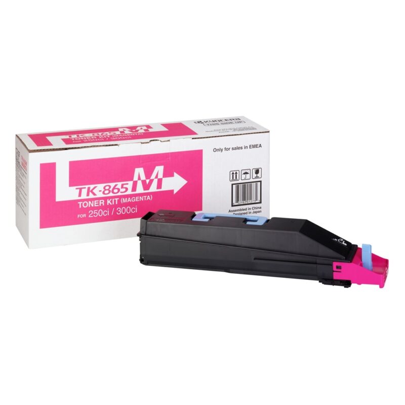 KYOCERA TASKALFA 250ci/300ci MAGENTA TONER (12k) (TK-865M) (KYOTK865M) KYOCERA TASKALFA 250ci/300ci MAGENTA TONER (12k) (TK-865M) (KYOTK865M)