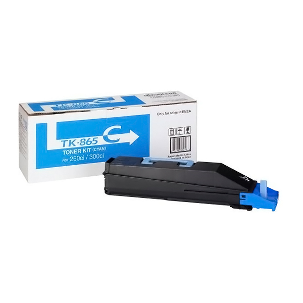 KYOCERA TASKALFA 250ci/300ci CYAN TONER (12k) (TK-865C) (KYOTK865C) KYOCERA TASKALFA 250ci/300ci CYAN TONER (12k) (TK-865C) (KYOTK865C)