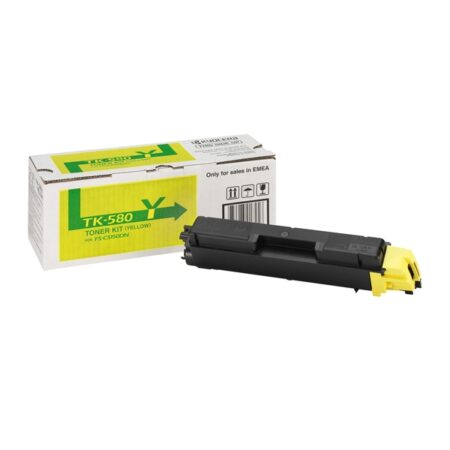 KYOCERA FS C5150DN YELLOW TONER (2.8k) (TK-580Y) (KYOTK580Y)