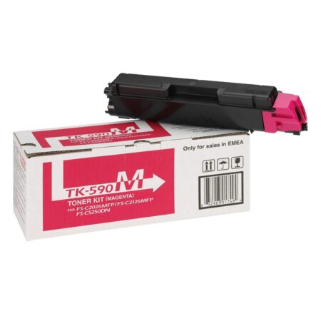 KYOCERA FS C2026MFP ECOSYS P6026CDN/M6026CDN/M6526CDN/M6026CIDN/M6526CIDN MAGENTA TONER (5k) (TK-590M) (KYOTK590M)