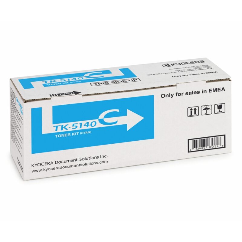 KYOCERA ECOSYS M6030/M6530/P6130 TNR CYAN (5k) (TK-5140C) (KYOTK5140C) KYOCERA ECOSYS M6030/M6530/P6130 TNR CYAN (5k) (TK-5140C) (KYOTK5140C)