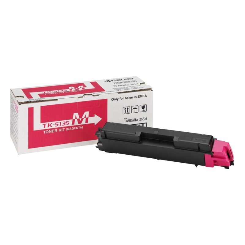 KYOCERA TASKALFA 265CI/266CI TNR MAGENTA (5k) (TK-5135M) (KYOTK5135M) KYOCERA TASKALFA 265CI/266CI TNR MAGENTA (5k) (TK-5135M) (KYOTK5135M)
