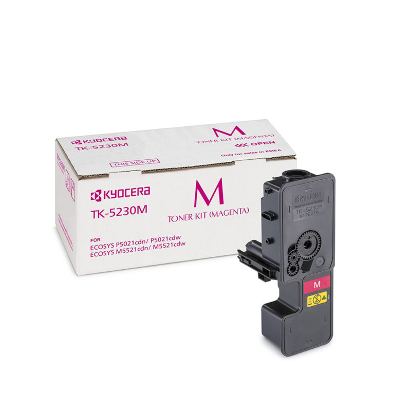 KYOCERA ECOSYS M5521MFP/P5021 TONER HC MAGENTA (TK-5230M) (KYOTK5230M) KYOCERA ECOSYS M5521MFP/P5021 TONER HC MAGENTA (TK-5230M) (KYOTK5230M)