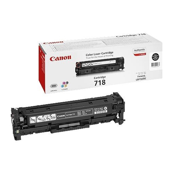 CANON LBP7200CDN BLK TNR CRTR 718 (3.4k) (2662B002) (CAN-718BK) CANON LBP7200CDN BLK TNR CRTR 718 (3.4k) (2662B002) (CAN-718BK)