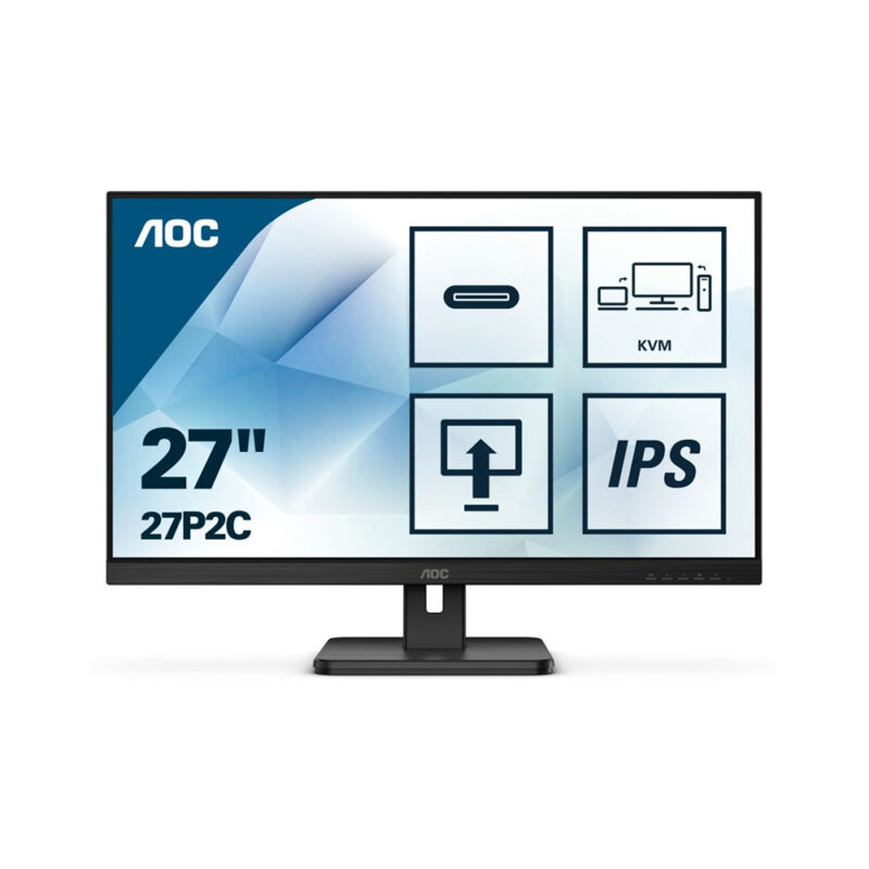AOC 27P2C Led Ergonomic Monitor 27'' with speakers (27P2C) (AOC27P2C) AOC 27P2C Led Ergonomic Monitor 27'' with speakers (27P2C) (AOC27P2C)