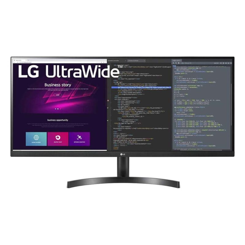 LG 34WN700-B Led UltraWideQHD 34" Ergonomic Monitor with speakers (34WN700-B) (LG34WN700B)