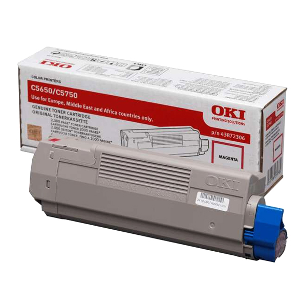OKI C5650/C5750 TNR MAG. 2K (43872306) (OKI-5650-M) OKI C5650/C5750 TNR MAG. 2K (43872306) (OKI-5650-M)