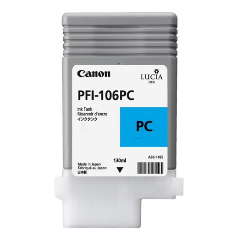 Canon Μελάνι Inkjet PFI-106PC Photo Cyan (6625B001) (CANPFI-106PC) Canon Μελάνι Inkjet PFI-106PC Photo Cyan (6625B001) (CANPFI-106PC)
