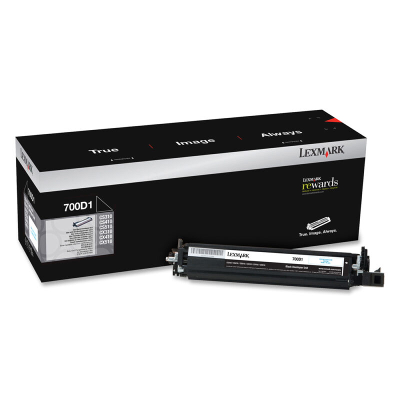 LEXMARK 700D1 DEVELOPER UNIT BLACK (40k) (70C0D10) (LEX70C0D10) LEXMARK 700D1 DEVELOPER UNIT BLACK (40k) (70C0D10) (LEX70C0D10)