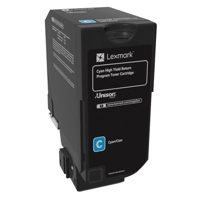LEXMARK CS725 CYAN RET. P. TONER CRTR HC (74C2HC0) (LEX74C2HC0) LEXMARK CS725 CYAN RET. P. TONER CRTR HC (74C2HC0) (LEX74C2HC0)