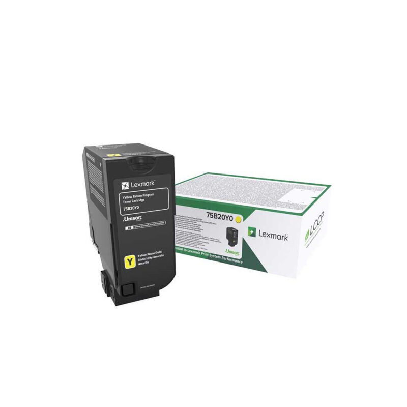 LEXMARK CS727/CS728/CX728 TONER YELLOW 10K (75B20Y0) (LEX75B20Y0) LEXMARK CS727/CS728/CX728 TONER YELLOW 10K (75B20Y0) (LEX75B20Y0)