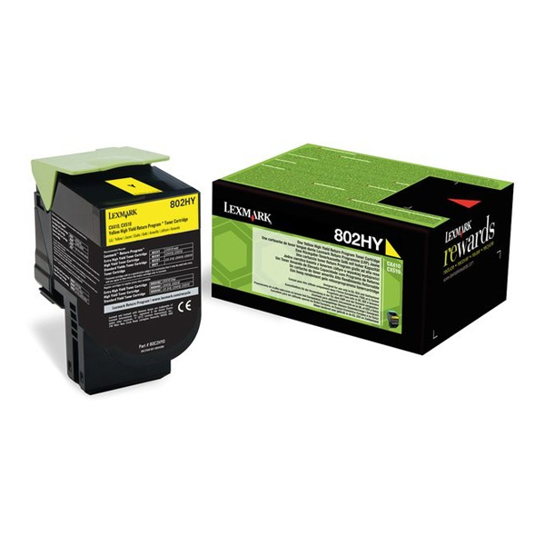 Toner Lexmark 80C2HY0 VHC Yellow (80C2HY0) (LEX80C2HY0) Toner Lexmark 80C2HY0 VHC Yellow (80C2HY0) (LEX80C2HY0)