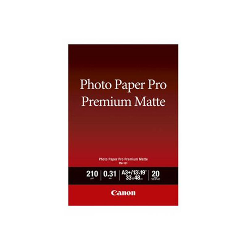 Φωτογραφικό Χαρτί CANON Premium Matte A3+ 210 g/m² 20 φύλλα (8657B007AA) (CAN-PM101-A3) Φωτογραφικό Χαρτί CANON Premium Matte A3+ 210 g/m² 20 φύλλα (8657B007AA) (CAN-PM101-A3)