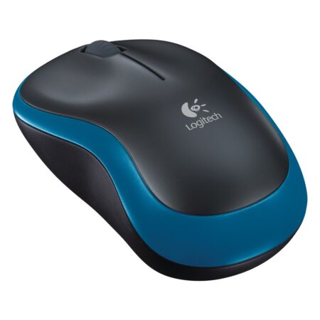 Logitech M185 Optical Mouse (2236) (Black/Blue