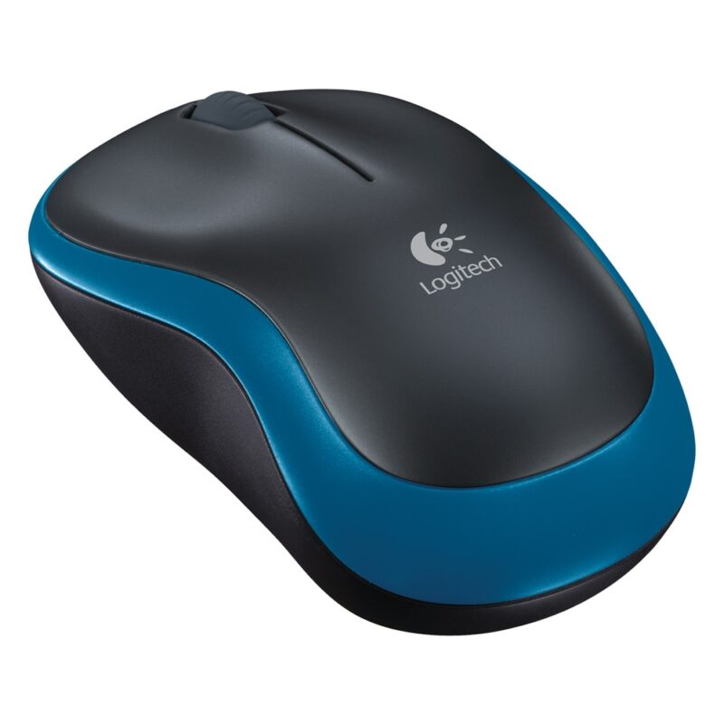 Logitech M185 Optical Mouse (2236) (Black/Blue Logitech M185 Optical Mouse (2236) (Black/Blue