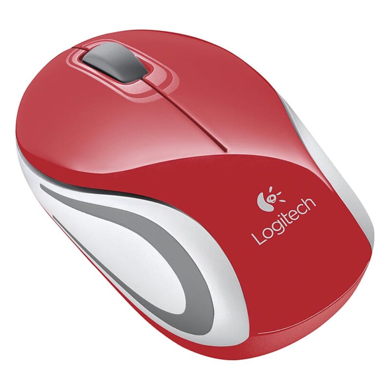Logitech M187 Mini Optical Mouse (Red Logitech M187 Mini Optical Mouse (Red
