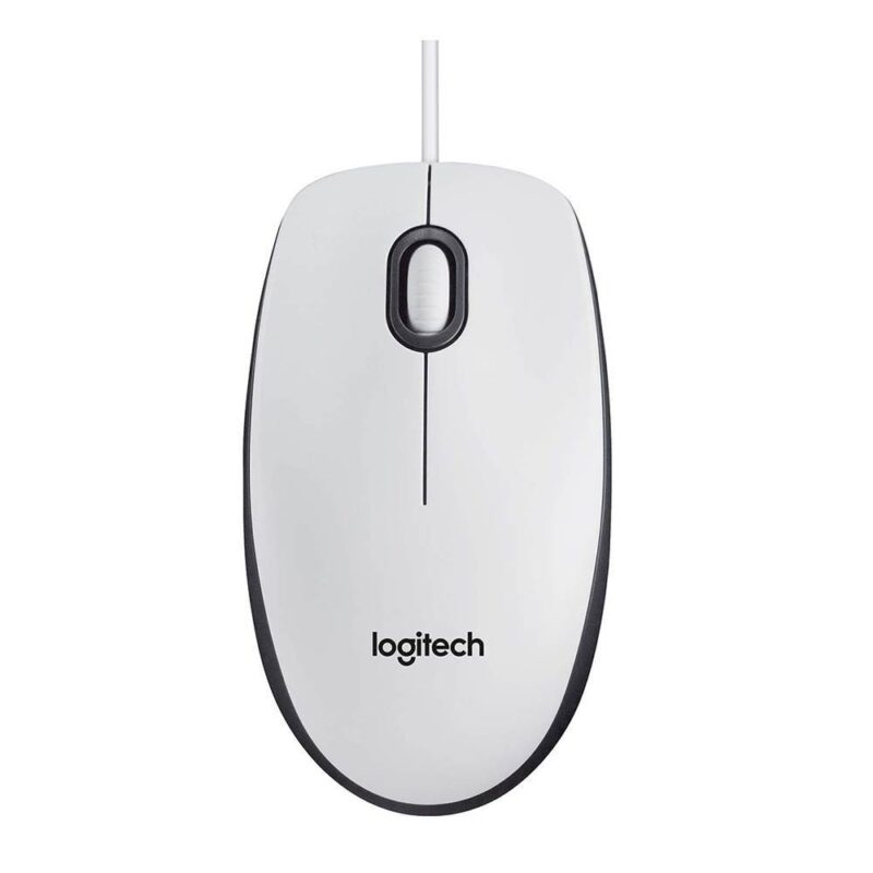 Logitech M100 Optical Mouse (White