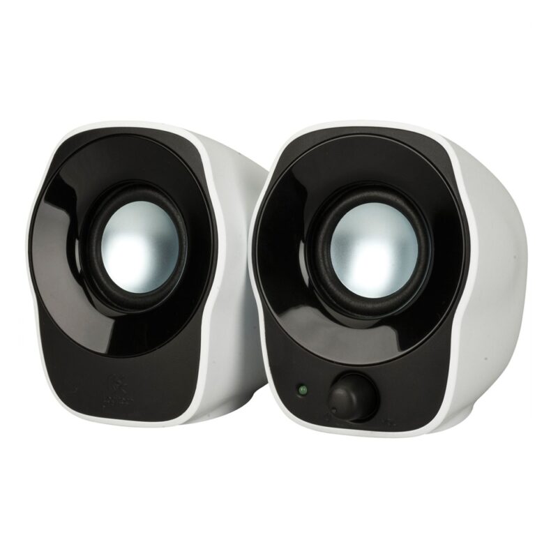 Logitech Z120 2.0 Stereo Speakers (White) (LOGZ120) Logitech Z120 2.0 Stereo Speakers (White) (LOGZ120)