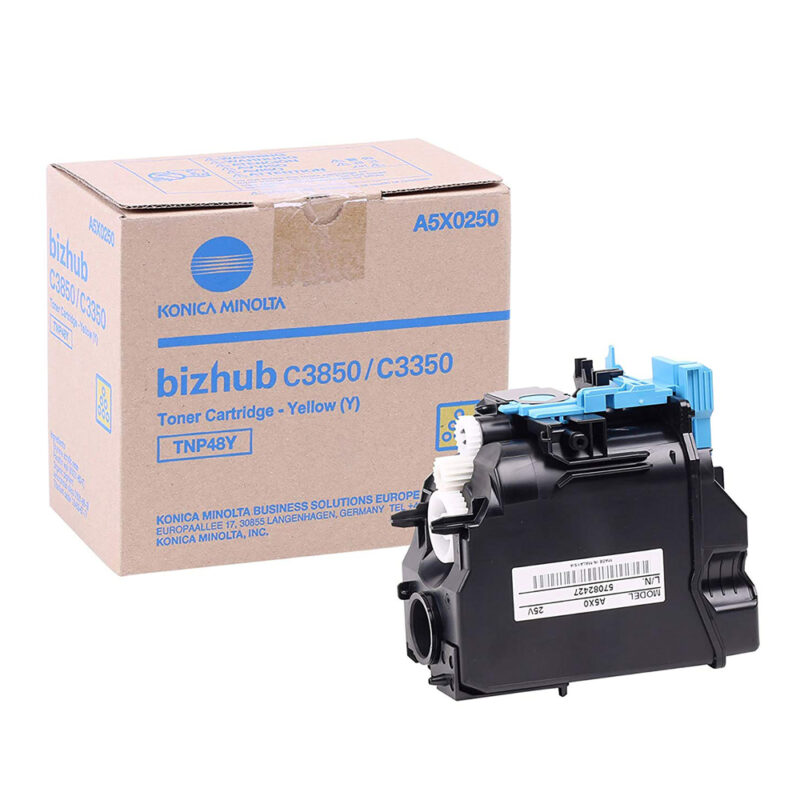 KONICA MINOLTA BIZHUB C3350/3850/FS TONER YELLOW (A5X0250) (MINTNP48Y) KONICA MINOLTA BIZHUB C3350/3850/FS TONER YELLOW (A5X0250) (MINTNP48Y)