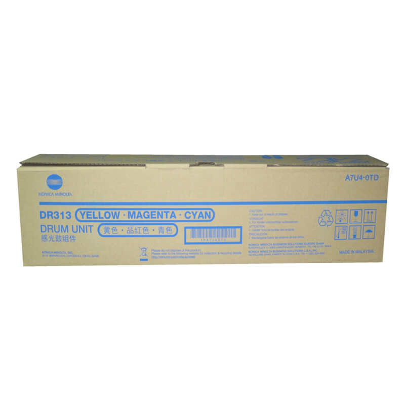 KONICA MINOLTA BIZHUB C258/308/368 DRUM COLOUR (A7U40TD) (MINDR313CMY) KONICA MINOLTA BIZHUB C258/308/368 DRUM COLOUR (A7U40TD) (MINDR313CMY)