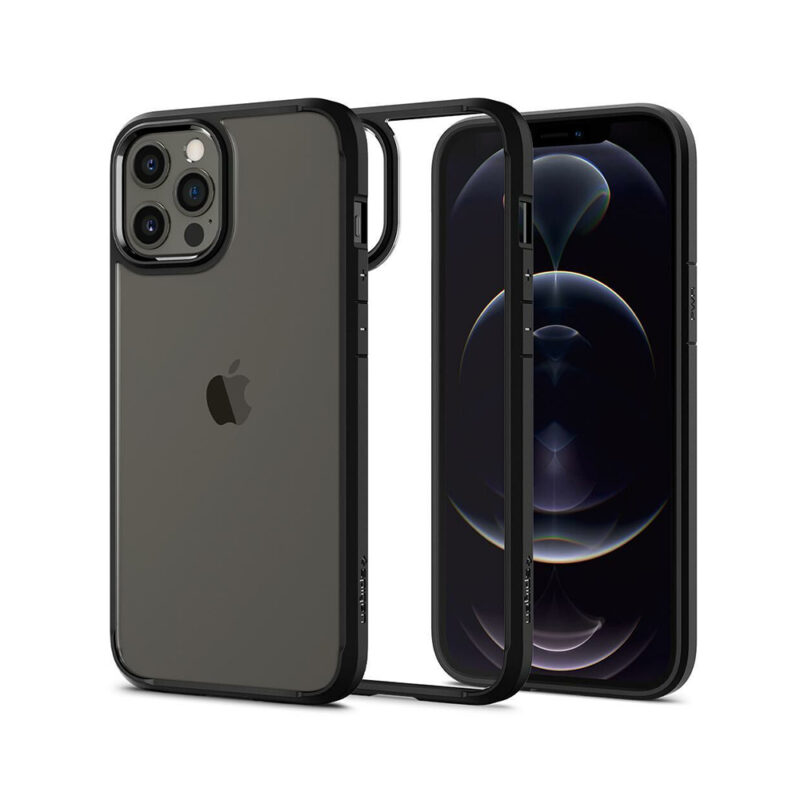 Spigen Ultra Hybrid iPhone 12/12 Pro Matte Black (ACS01703) (SPIACS01703)