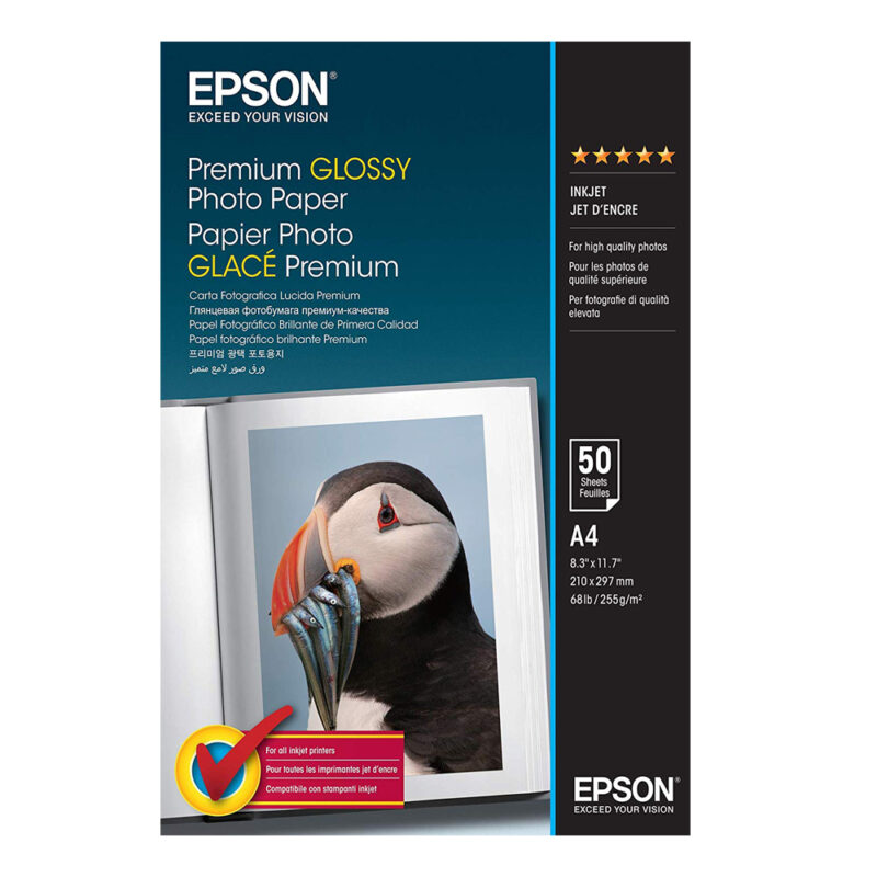 Φωτογραφικό Χαρτί EPSON A4 Premium Glossy 255 g/m² 50 Φύλλα (C13S041624) (EPSS041624) Φωτογραφικό Χαρτί EPSON A4 Premium Glossy 255 g/m² 50 Φύλλα (C13S041624) (EPSS041624)
