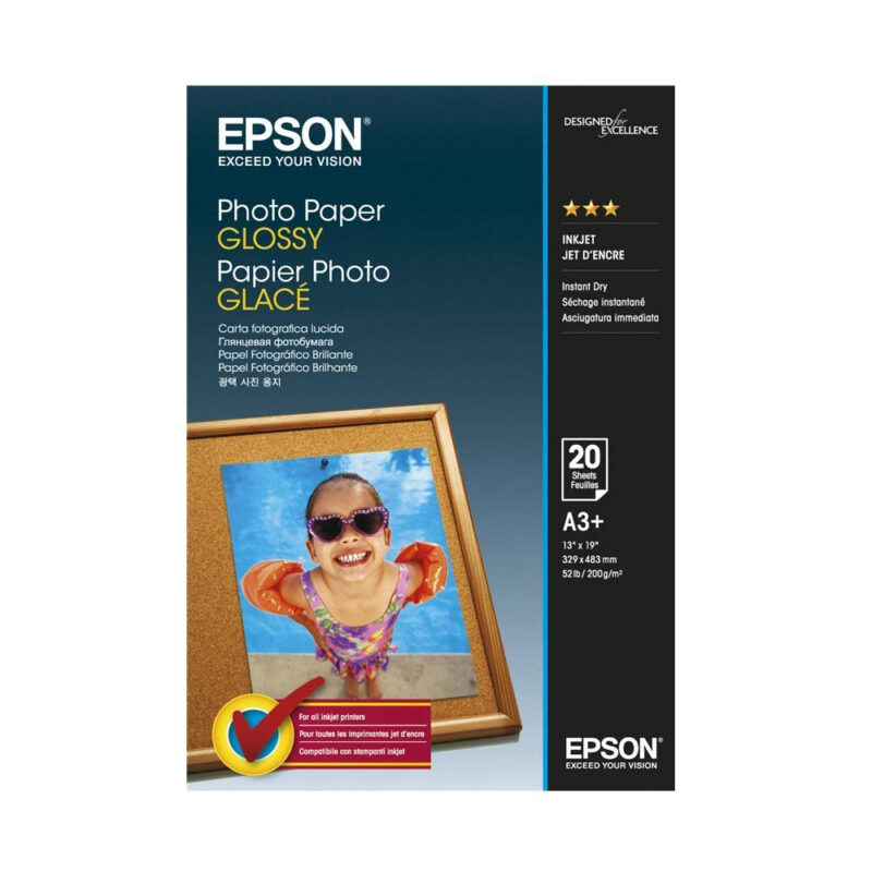 Φωτογραφικό Χαρτί EPSON A3+ Glossy 200 g/m² 20 Φύλλα (C13S042535) (EPSS042535) Φωτογραφικό Χαρτί EPSON A3+ Glossy 200 g/m² 20 Φύλλα (C13S042535) (EPSS042535)