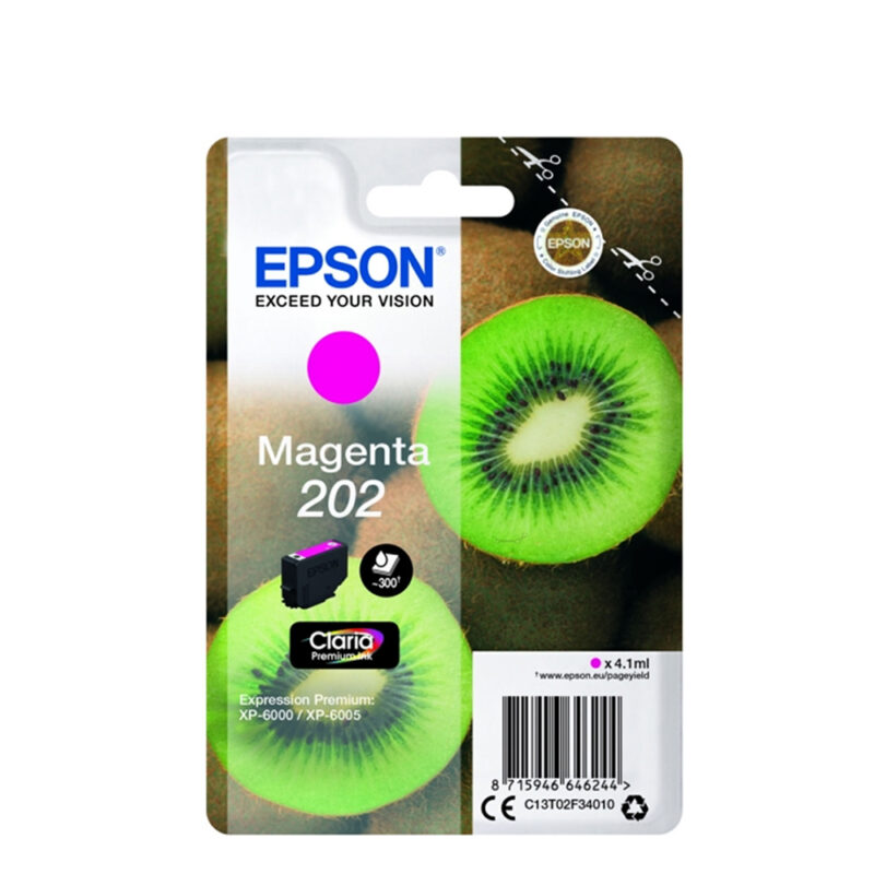 Epson Μελάνι Inkjet 202 Magenta (C13T02F34010) (EPST02F340) Epson Μελάνι Inkjet 202 Magenta (C13T02F34010) (EPST02F340)