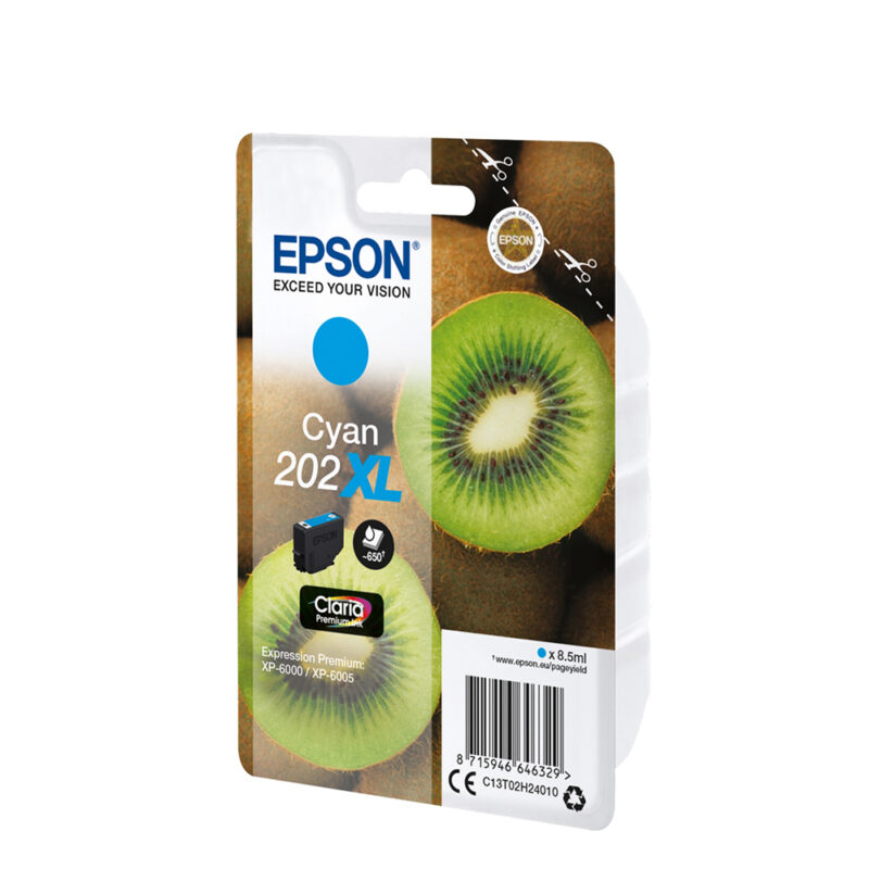 Epson Μελάνι Inkjet 202XL Cyan (C13T02H24010) (EPST02H240) Epson Μελάνι Inkjet 202XL Cyan (C13T02H24010) (EPST02H240)
