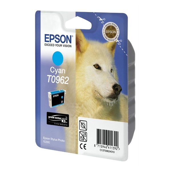 Epson Μελάνι Inkjet T0962 Cyan (C13T09624010) (EPST096240) Epson Μελάνι Inkjet T0962 Cyan (C13T09624010) (EPST096240)