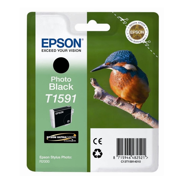 Epson Μελάνι Inkjet T1591 Photo Black (T15914010) (EPST159140) Epson Μελάνι Inkjet T1591 Photo Black (T15914010) (EPST159140)