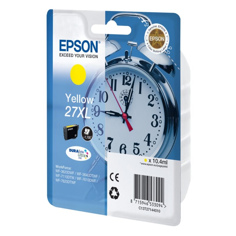 Epson Μελάνι Inkjet Series 27 XL Yellow (C13T27144012) (EPST271440) Epson Μελάνι Inkjet Series 27 XL Yellow (C13T27144012) (EPST271440)