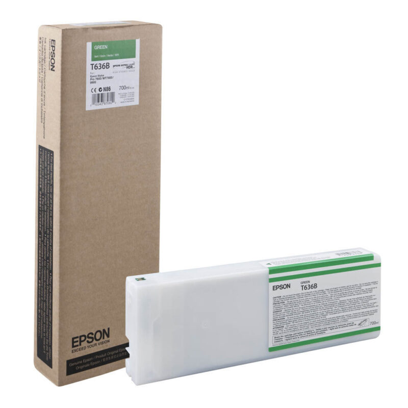 Epson Μελάνι Inkjet T636B Green (C13T636B00) (EPST636B00)
