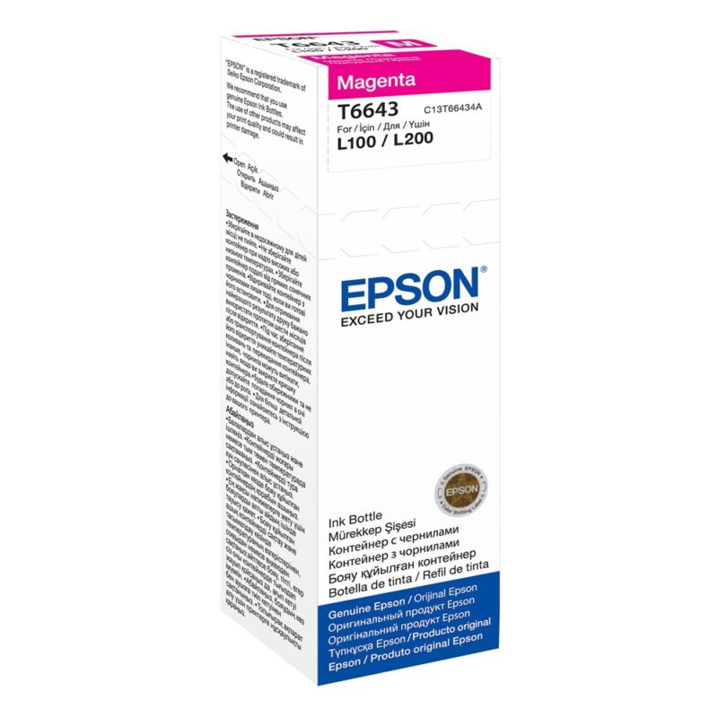 Epson Μελάνι Inkjet Bottle Magenta (C13T66434A) (EPST66434A) Epson Μελάνι Inkjet Bottle Magenta (C13T66434A) (EPST66434A)