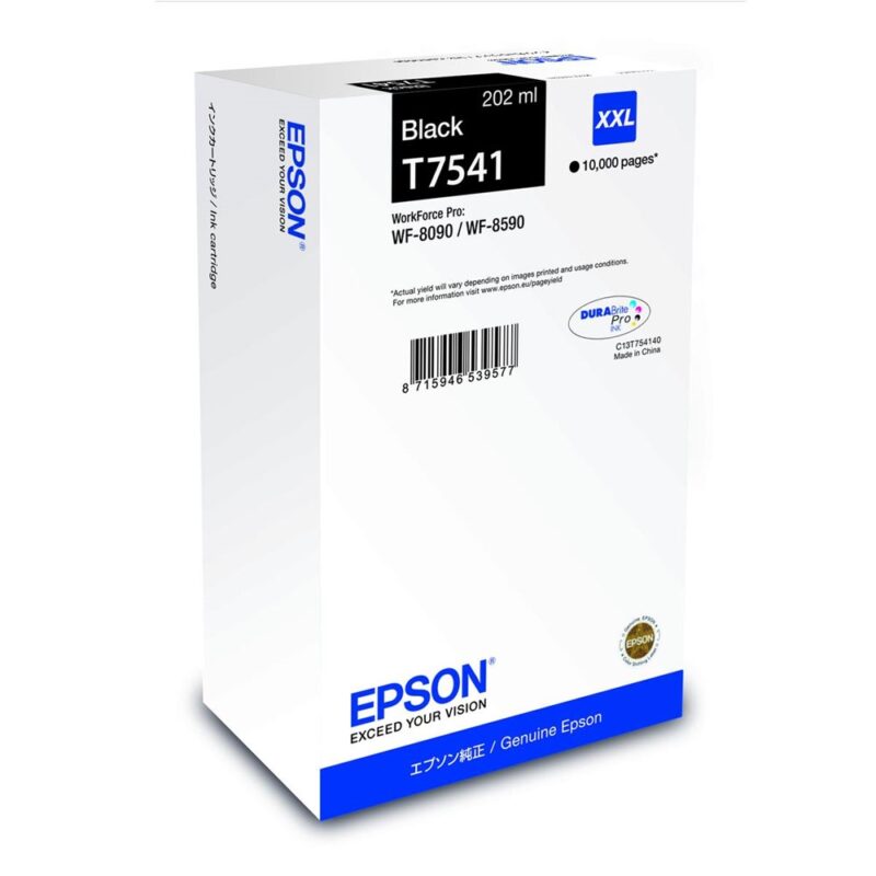 Epson Μελάνι Inkjet T7541 Black XXL (EPST754140)