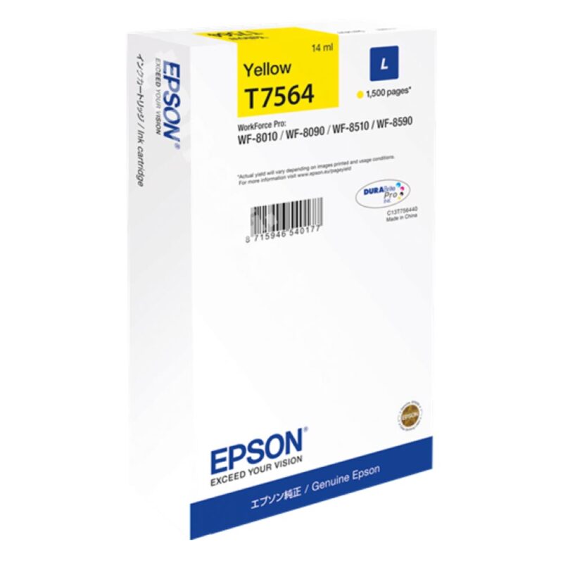 Epson Μελάνι Inkjet T7564 Yellow (EPST756440) Epson Μελάνι Inkjet T7564 Yellow (EPST756440)