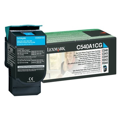 LEXMARK C54x/X543 SC CYAN TNR (1k) (C540A1C) (LEXC540A1C)