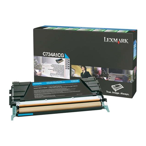 LEXMARK C73x/X73x CYAN TONER (6k) (C734A1C) (LEXC734A1C) LEXMARK C73x/X73x CYAN TONER (6k) (C734A1C) (LEXC734A1C)