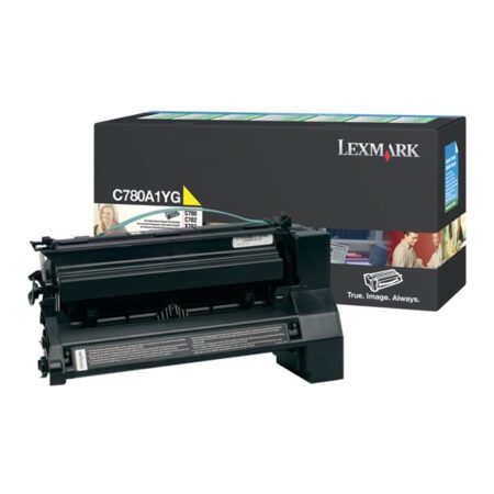 LEXMARK C780/782 YELLOW TONER (6k) (C780A1YG) (LEXC780A1YG)