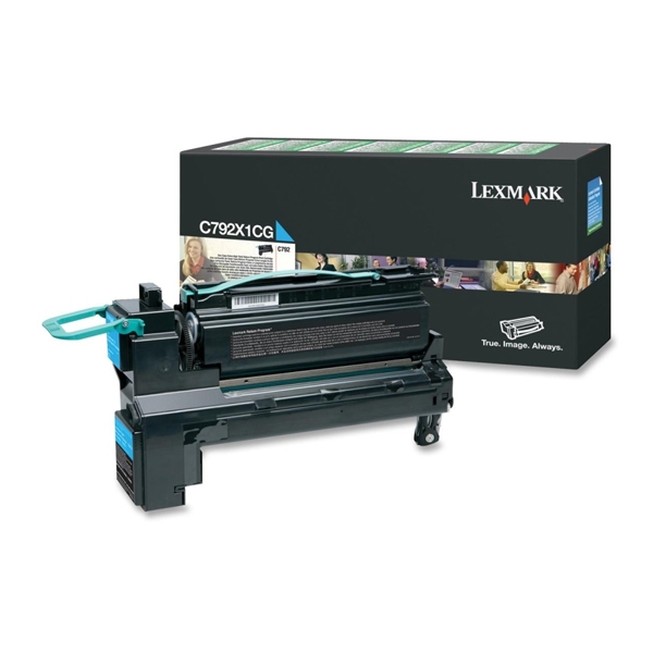 LEXMARK C792 CYAN EXTRA HC TONER (20k) (C792X1CG) (LEXC792X1CG) LEXMARK C792 CYAN EXTRA HC TONER (20k) (C792X1CG) (LEXC792X1CG)
