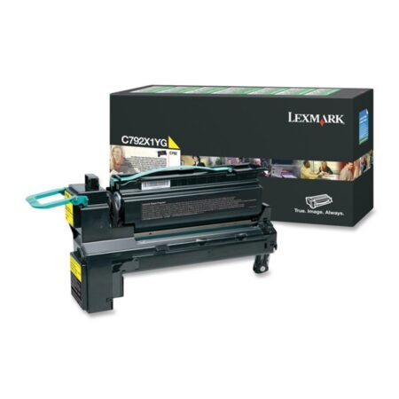 LEXMARK C792 YELLOW EXTRA HC TONER (20k) (C792X1YG) (LEXC792X1YG)
