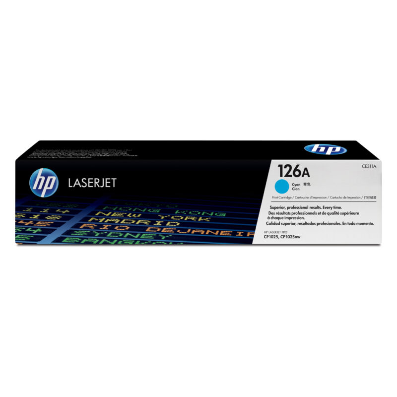 HP 126A LaserJet CP1025 Cyan Toner (CE311A) (HPCE311A) HP 126A LaserJet CP1025 Cyan Toner (CE311A) (HPCE311A)
