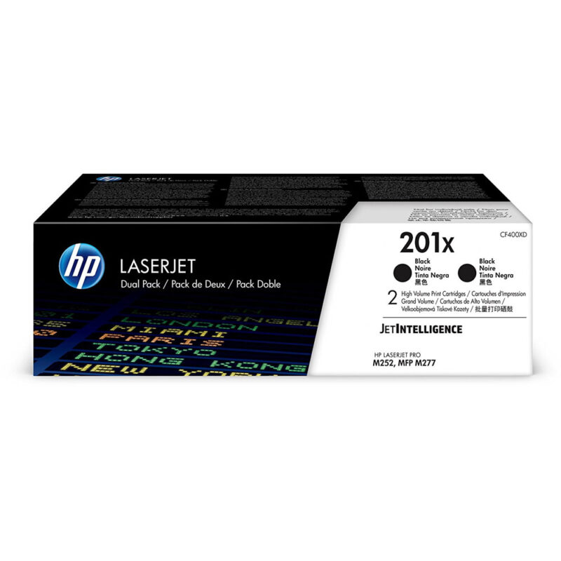 Toner Hp CF400XD Black HC 2-Pack (2.8k) (CF400XD) (HPCF400XD) Toner Hp CF400XD Black HC 2-Pack (2.8k) (CF400XD) (HPCF400XD)